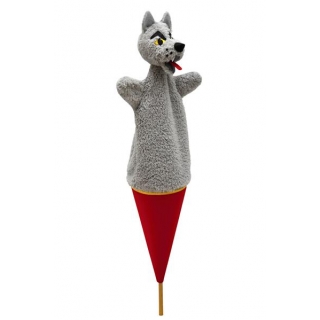 Großer Tütenkasper Motiv Wolf 55cm 3 in Eins Plüsch